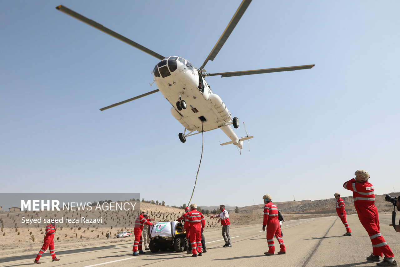 مانور مدیریت بحران زلزله در تهران