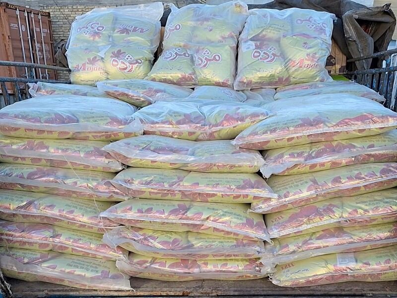 محموله برنج قاچاق در مهاباد شناسایی و توقیف شد
