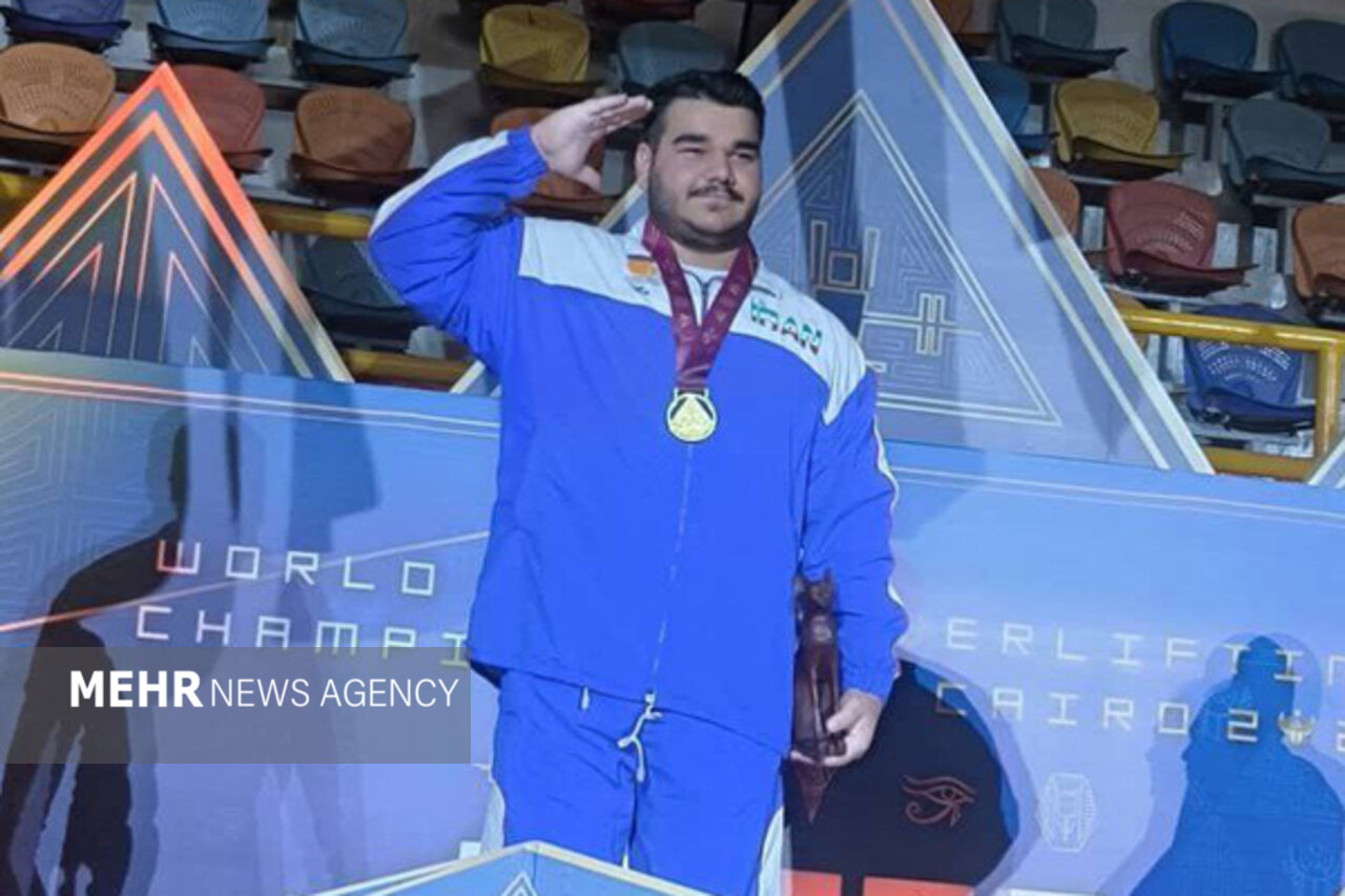 مدال طلای پاراوزنه برداری جهان به عنایت‌الهی رسید