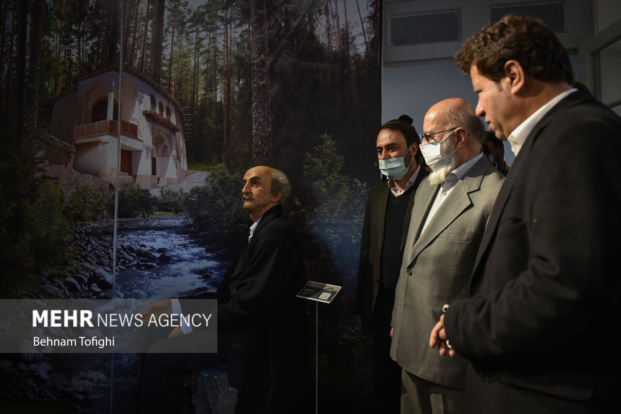 مراسم افتتاح خانه نیما یوشیج