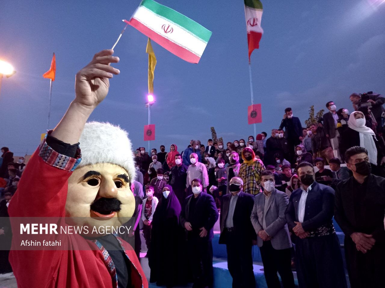 مراسم افتتاحیه پانزدهمین جشنواره بین‌المللی تئاتر خیابانی مریوان