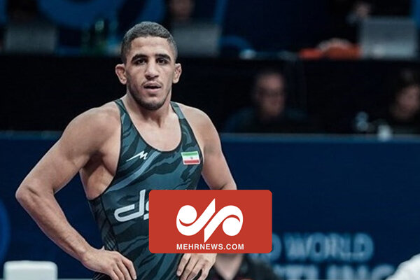 مراسم اهدا مدال‌ طلای رحمان عموزاد در مسابقات قهرمانی جهان
