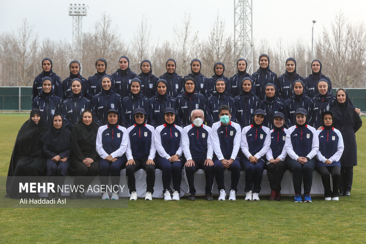 مراسم بدرقه تیم ملی فوتبال بانوان ایران