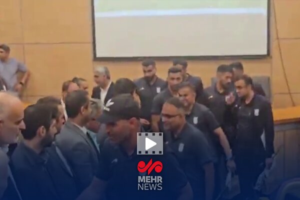 مراسم بدرقه تیم ملی فوتبال ساحلی ایران