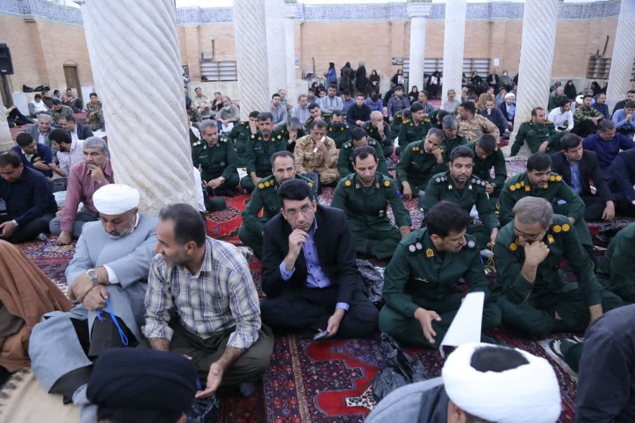 مراسم بزرگداشت شهدای خدمت در مسجد جامع سنندج برگزار شد