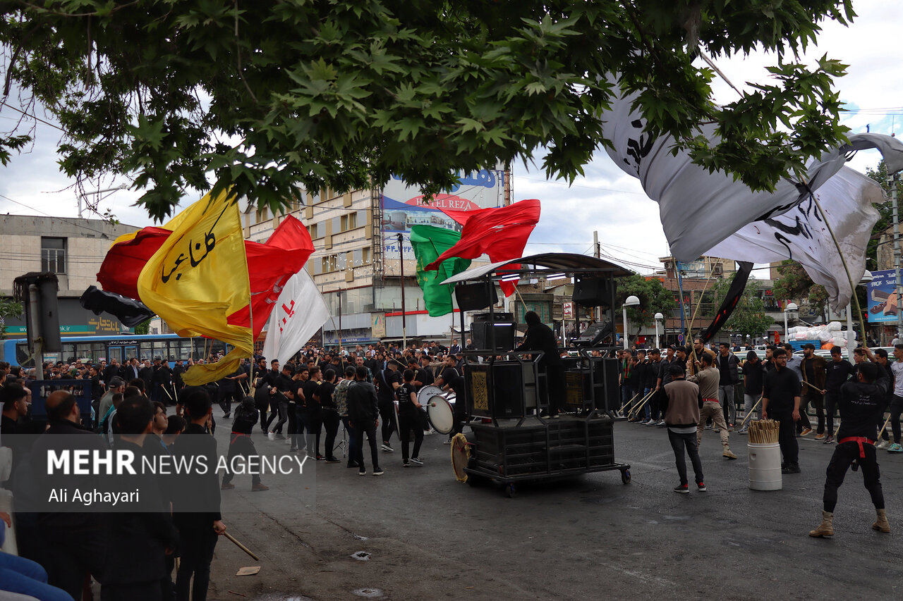 مراسم سوگواری امام جعفر صادق(ع) در ارومیه