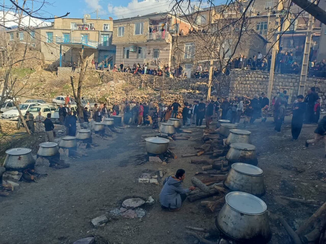 مراسم فرهنگی «کشکک» در روستای رزاب با حضور ۵ هزارگردشگر