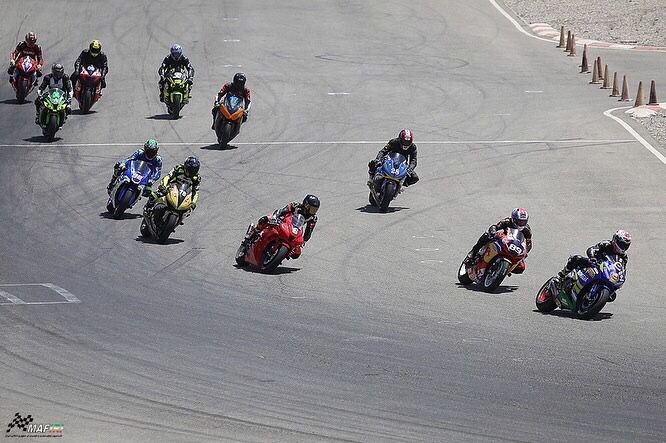 مرحله سوم مسابقات سوپربایک قهرمانی کشور برگزار شد