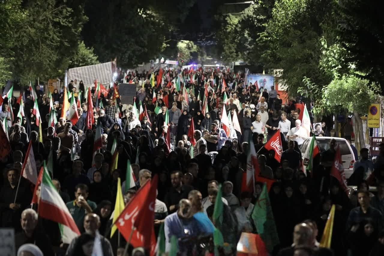 مردم ارومیه در موج ۱۵۳ تجمع شبانه ندای «ای ایران» سر دادند