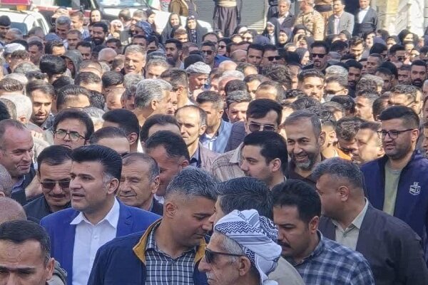 مردم مرزدار جنوب آذربایجان غربی یکصدا «مرگ بر اسراییل» سردادند