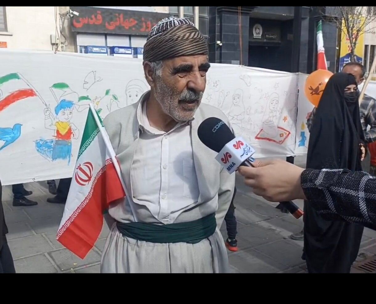 مردم کردستان خواهان نابودی اسراییل شدند