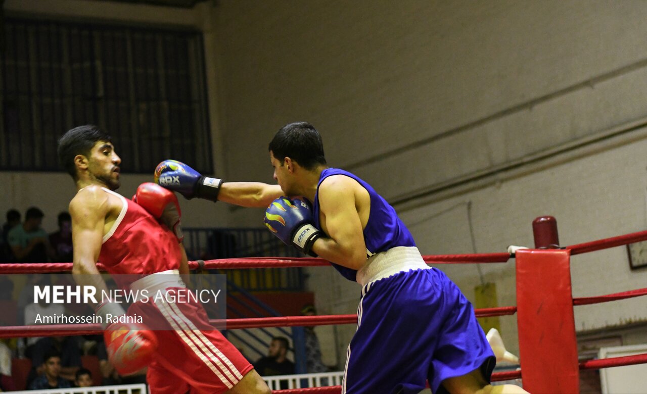 مسابقات فینال بوکس قهرمانی نزاجا