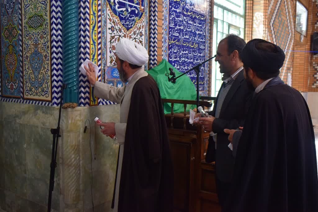 مساجد بیجار غبار روبی شد