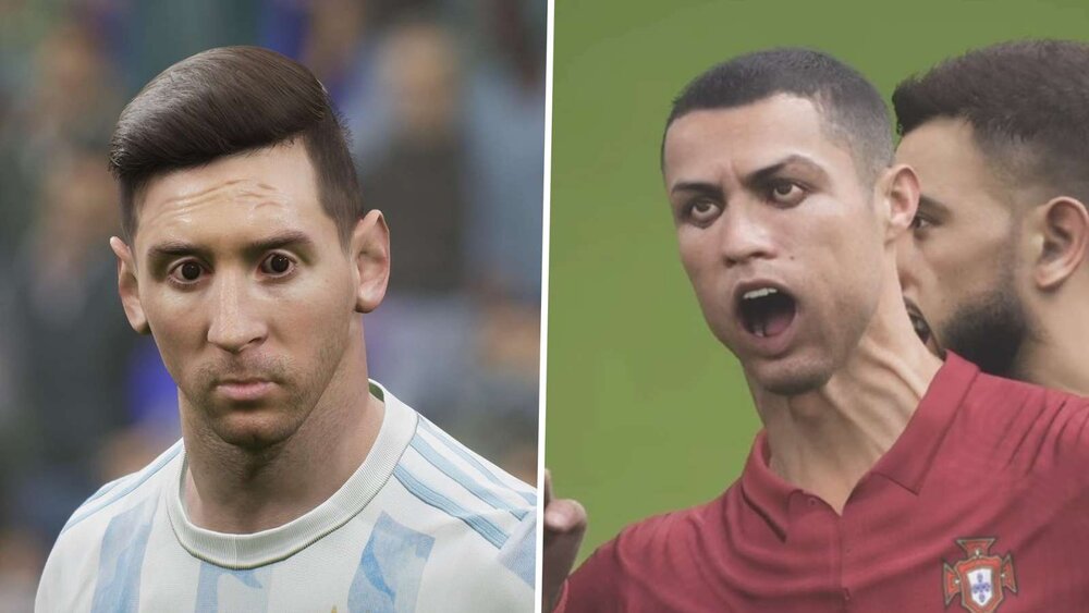 مسی و رونالدو با قیافه‌های عجیب و غریب!