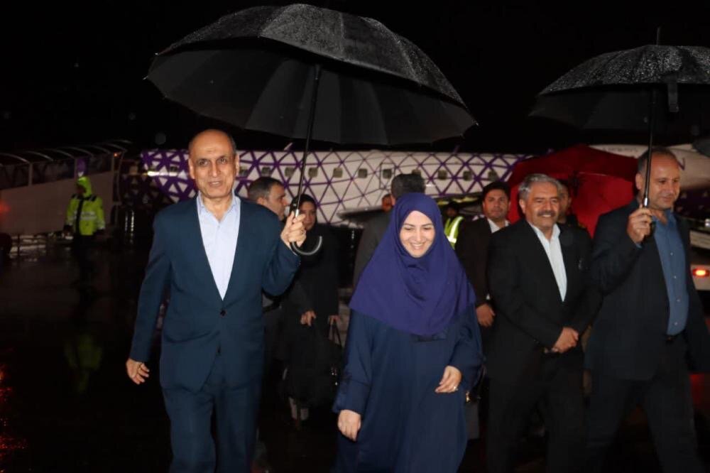 معاون رئیس جمهور وارد گیلان شد