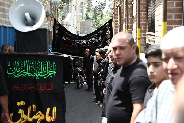 منطقه ۱۳ تهران میزبان اجتماع بزرگ عزاداران امام جعفر صادق (ع)