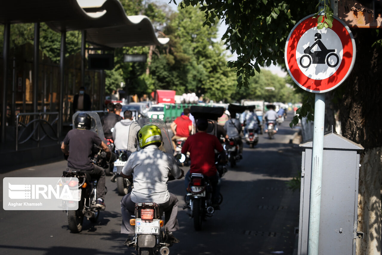 موتورسیکلت بلای جان پایتخت نشینان