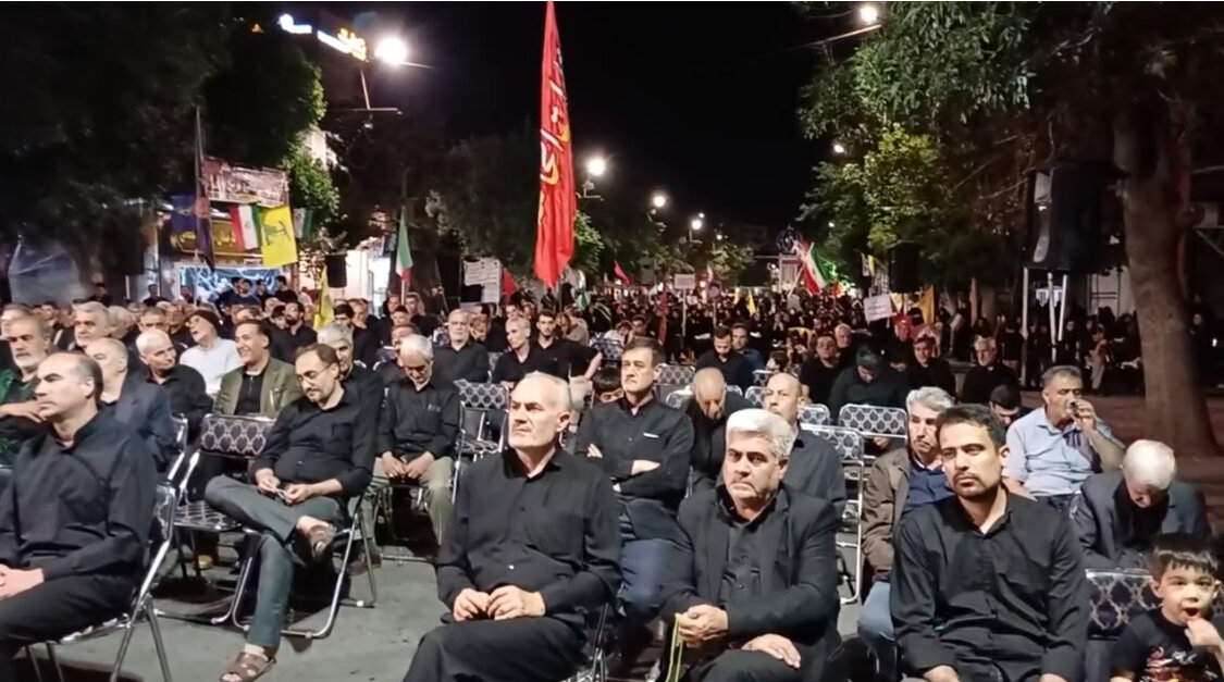 موج ۱۱۷ شب های حماسه ملی همزمان با شام غریبان حسینی در سلماس