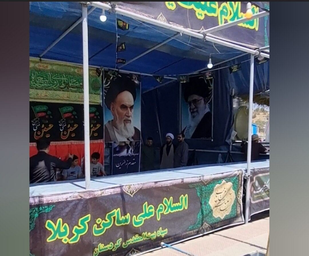 موکبهای خدمت به زائران اربعین حسینی در مرز باشماق برپا
شد