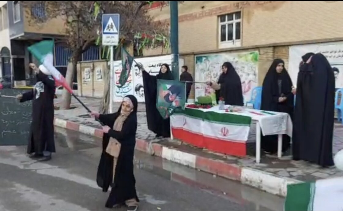 میدان‌داری موکب‌داران بیجاری در خیابان