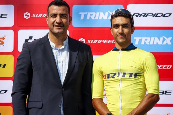 میرباقری قهرمان مرحله اول مسابقات دوچرخه سواری جاده شد