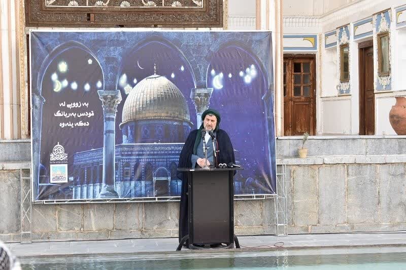 نابودی ظالمان صهیونیست با حمایت از فلسطینیان محقق میشود