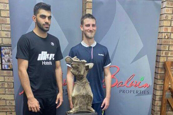 نایب قهرمانی اعتمادپور در مسابقات اسکواش ژوهانسبورگ