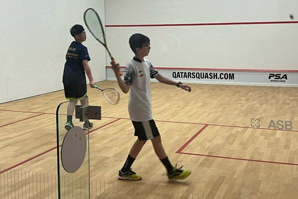 نتایج روز نخست ملی پوشان ایران در مسابقات اسکواش قطرجونیور