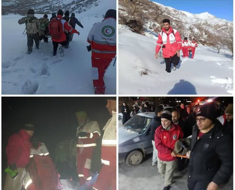 نجات ۲۸ نفر متاثر از برف و کولاک در  شمال آذربایجان
غربی