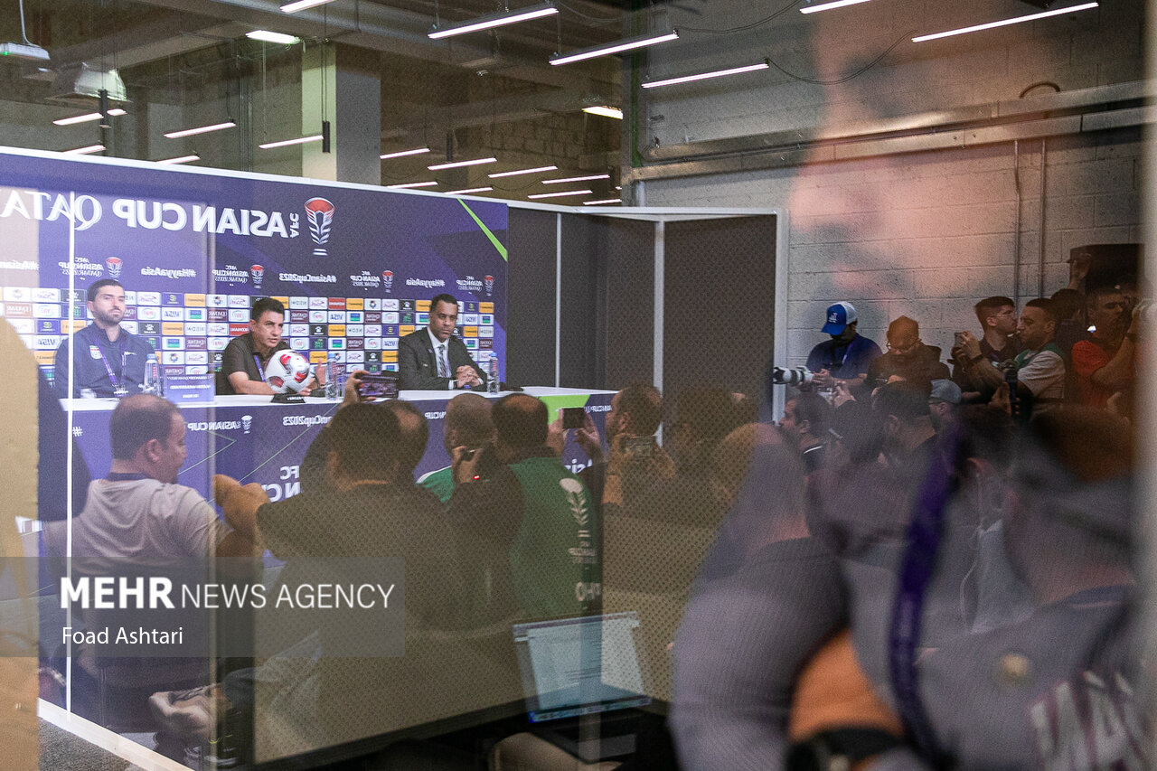 نشست خبری تیم ملی ایران پیش از مصاف با تیم ملی فلسطین