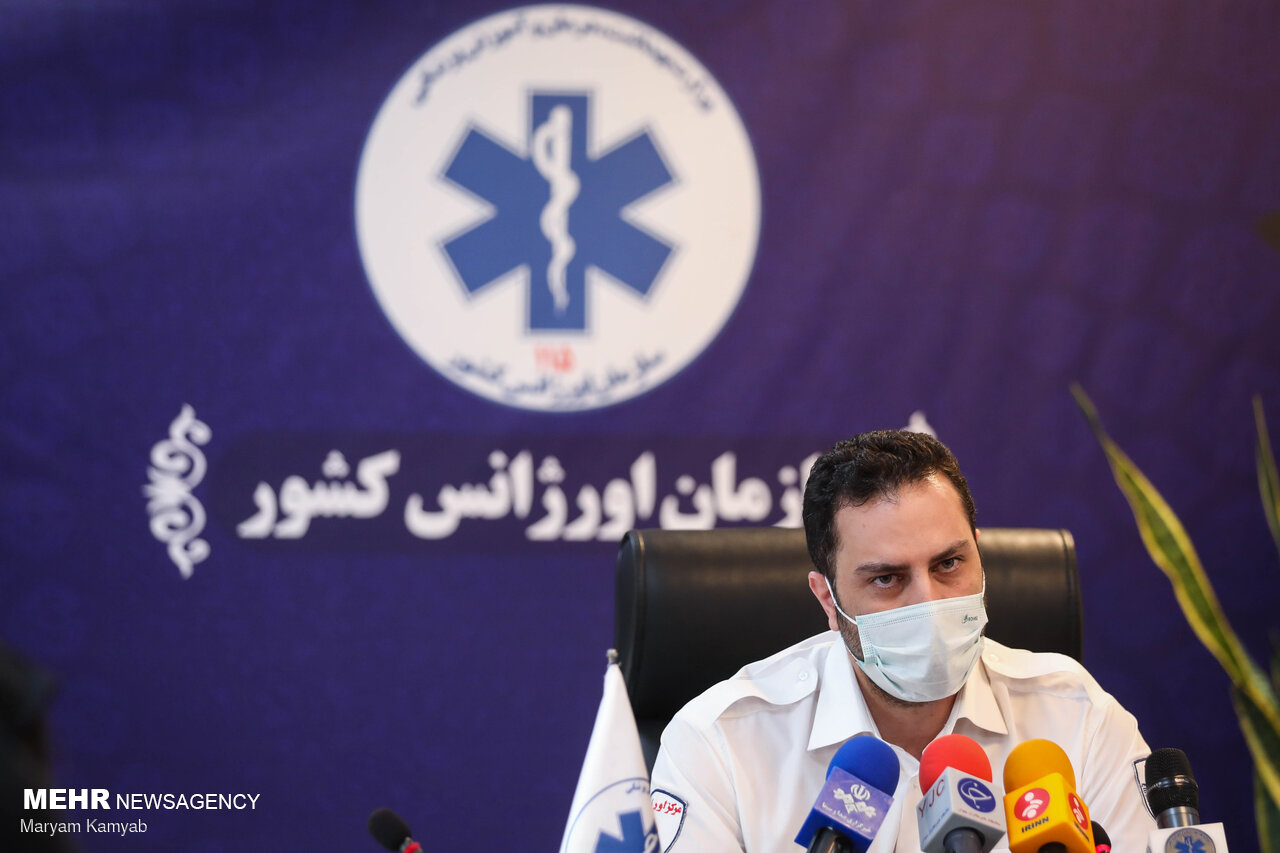 نشست خبری سرپرست اورژانس کشور