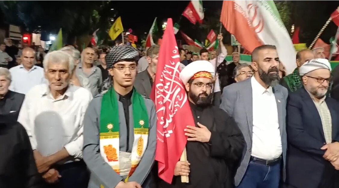 نمایش اقتدار و اتحاد سلماسی‌ها در ۱۴۴ مین موج شب‌های مقاومت ملی 