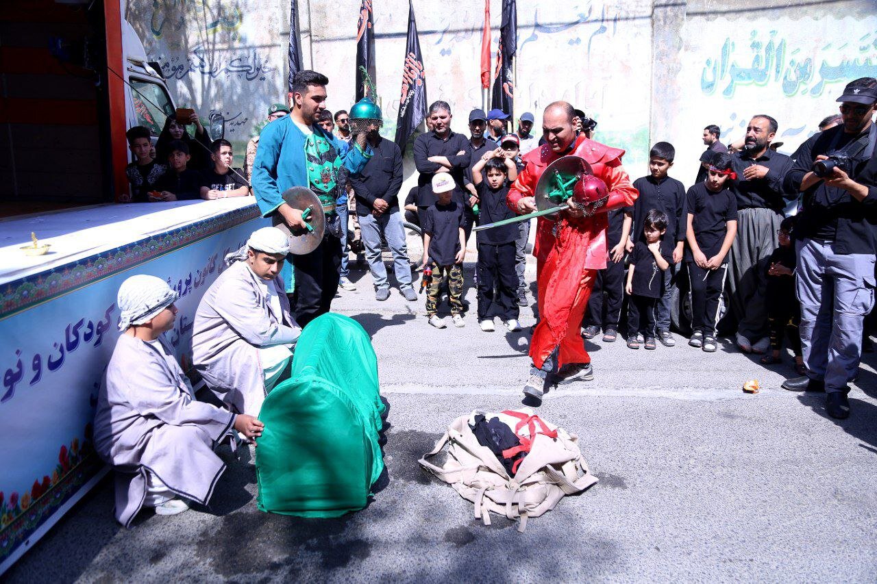 نمایش تعزیه خوانی در آئین دلدادگان حسینی سنندج