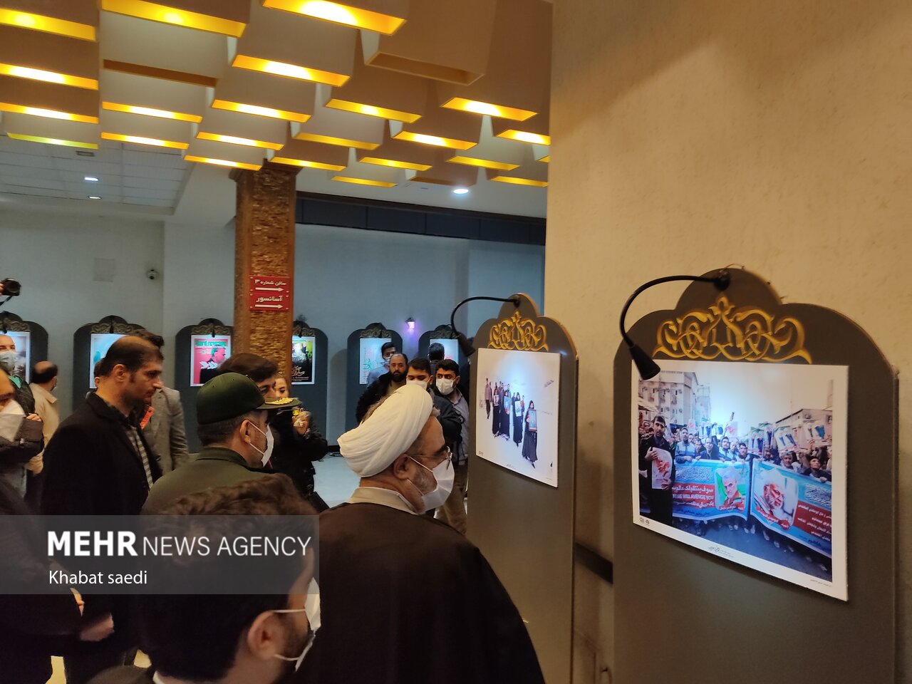 نمایشگاه عکس شهید سپهبد حاج قاسم سلیمانی در سنندج