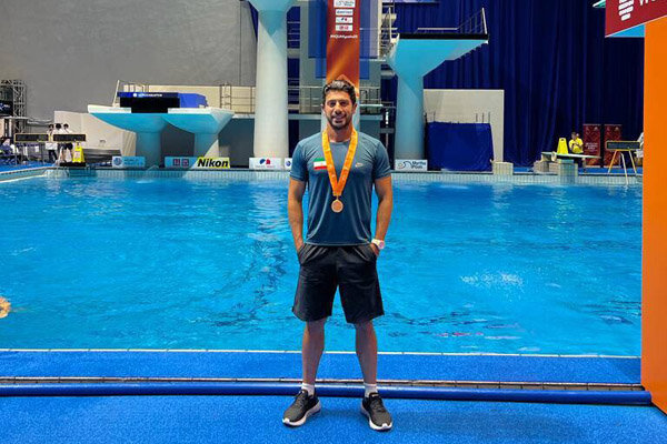 نماینده شیرجه ایران در مسابقات جهانی صاحب مدال طلاشد