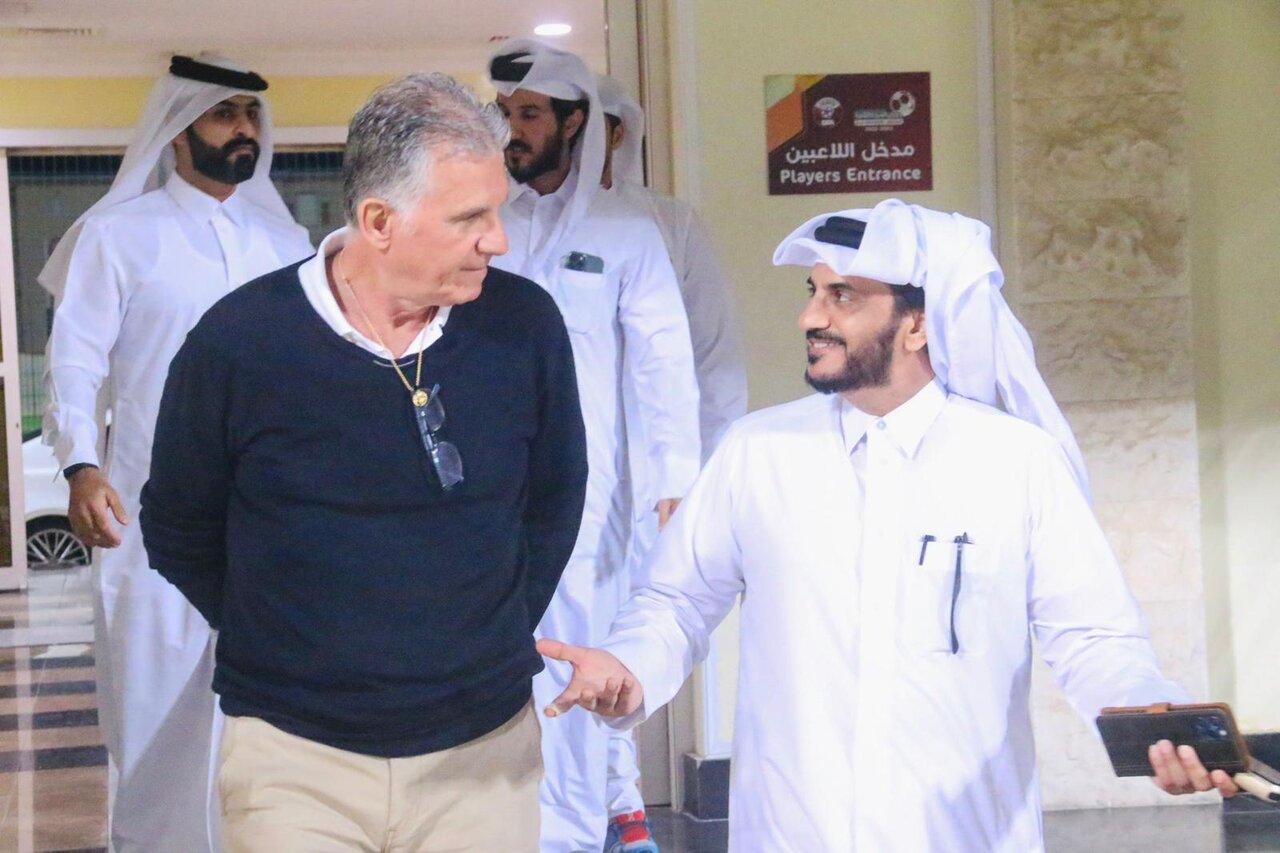 نگاه ویژه قطریها به تقابل کیروش با ایران/ «کارلوس» تیتر یک شد!