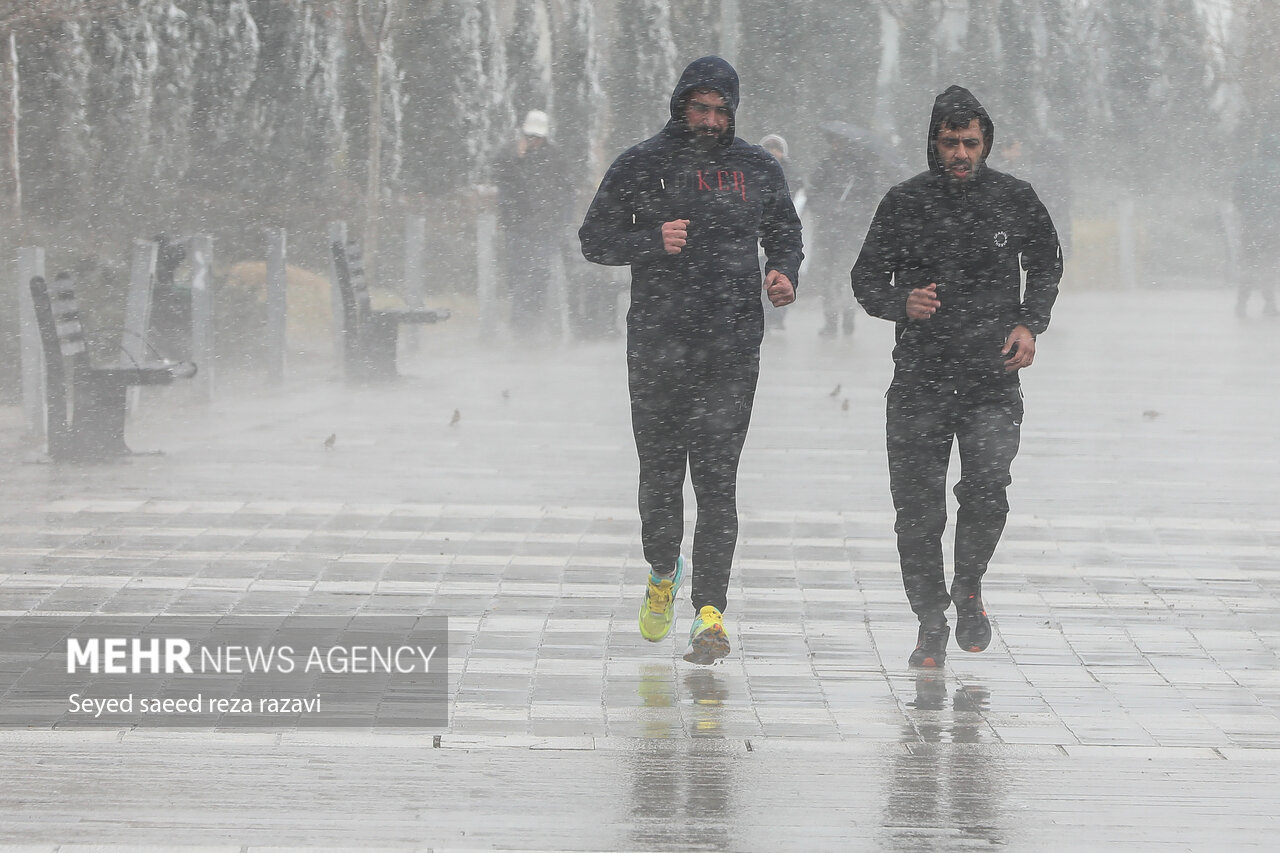 نیمه شعبان برفی تهران