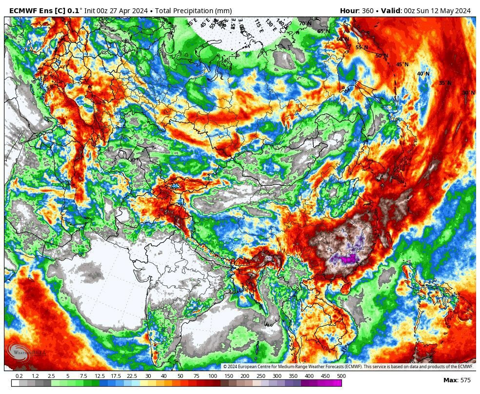 هشدار نارنجی هواشناسی برای ۵ استان/ تهران آخر هفته بارانی
می‌شود