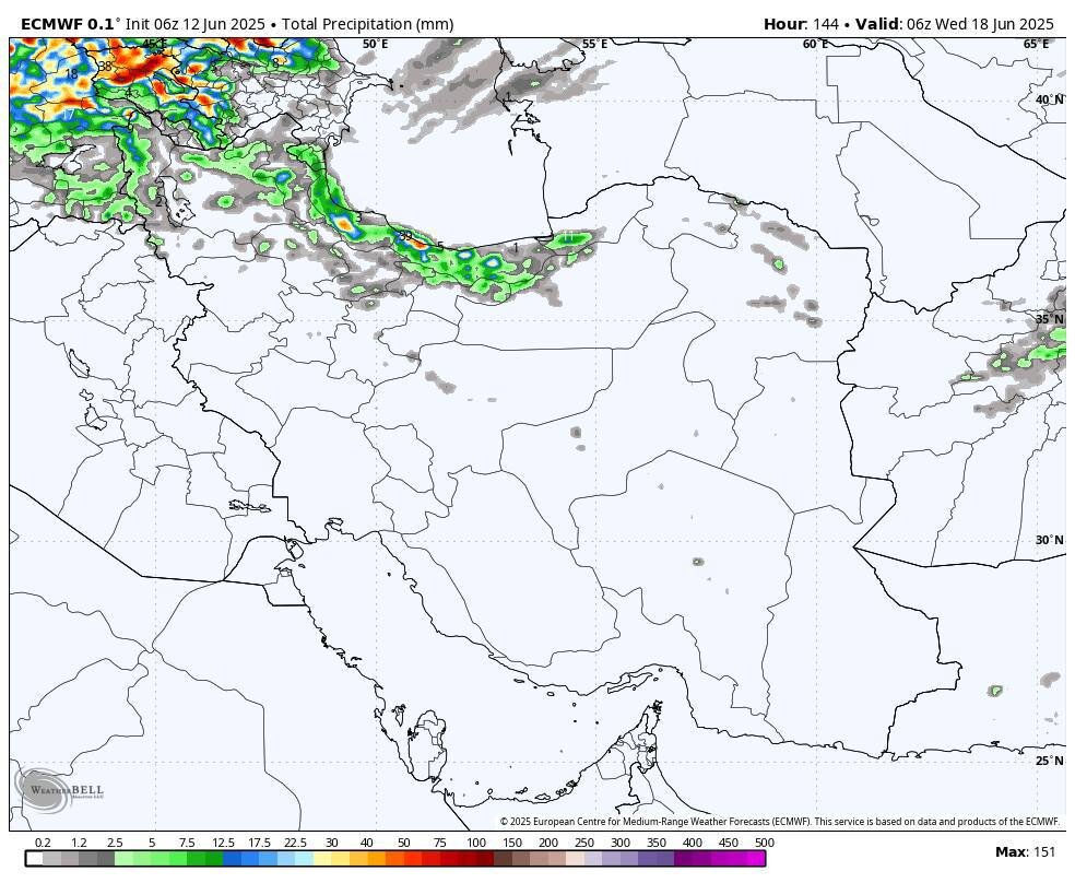 هواشناسی ایران ۲۴ خرداد؛ ورود سامانه بارشی جدید به ۵ استان از دوشنبه