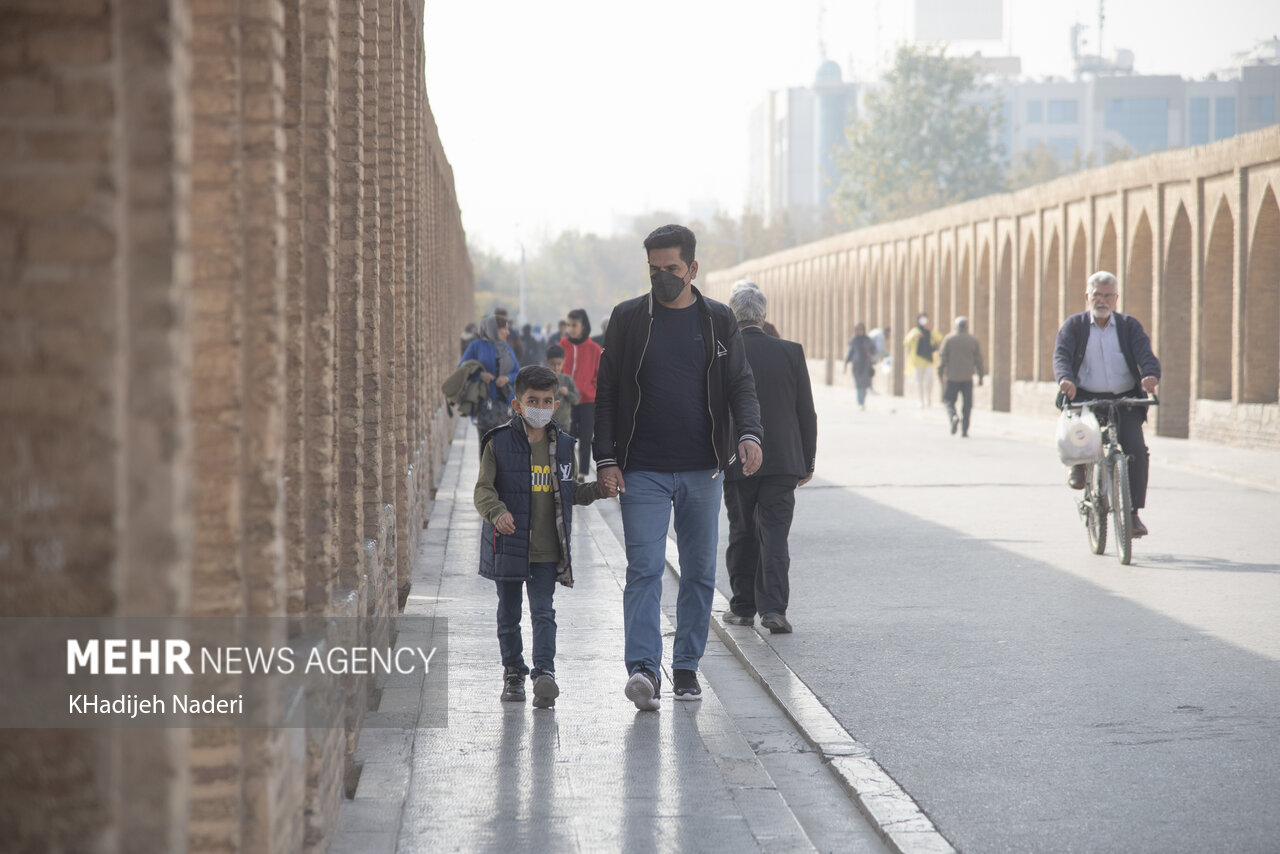 هوای اصفهان برای سیزدهمین روز پیاپی ناسالم است