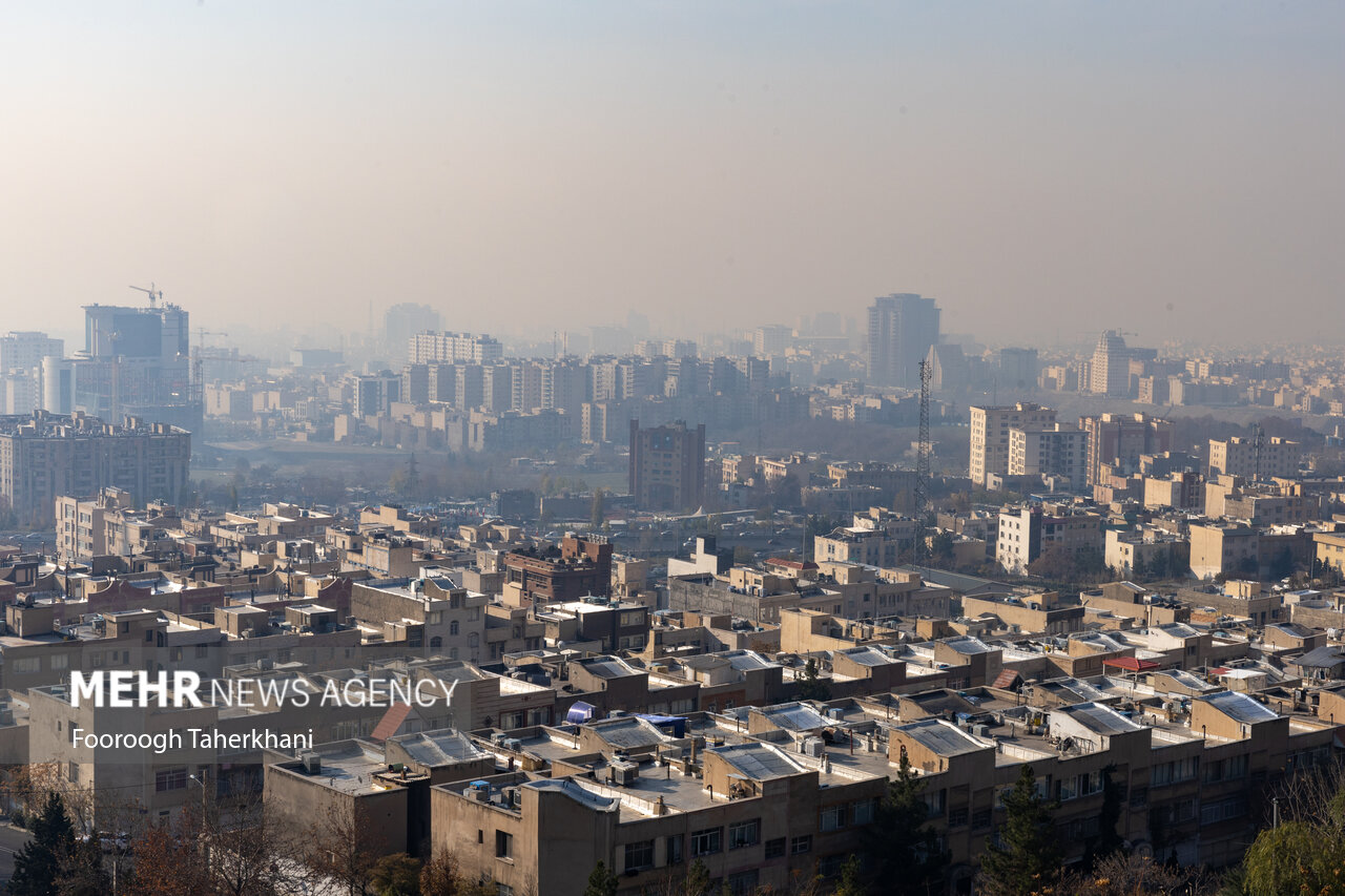 هوای تهران در مرز آلودگی قرار دارد
