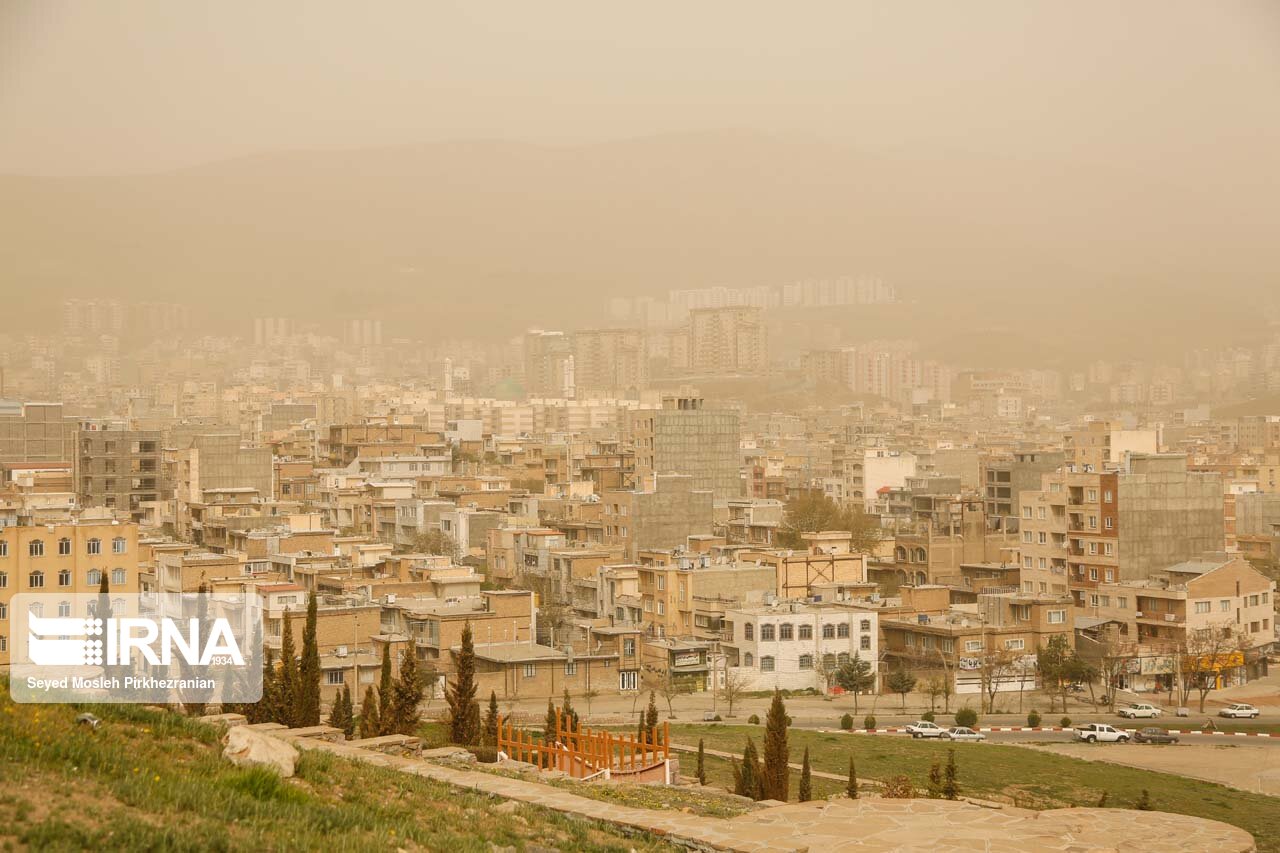 هوای کردستان غبارآلود می‌شود