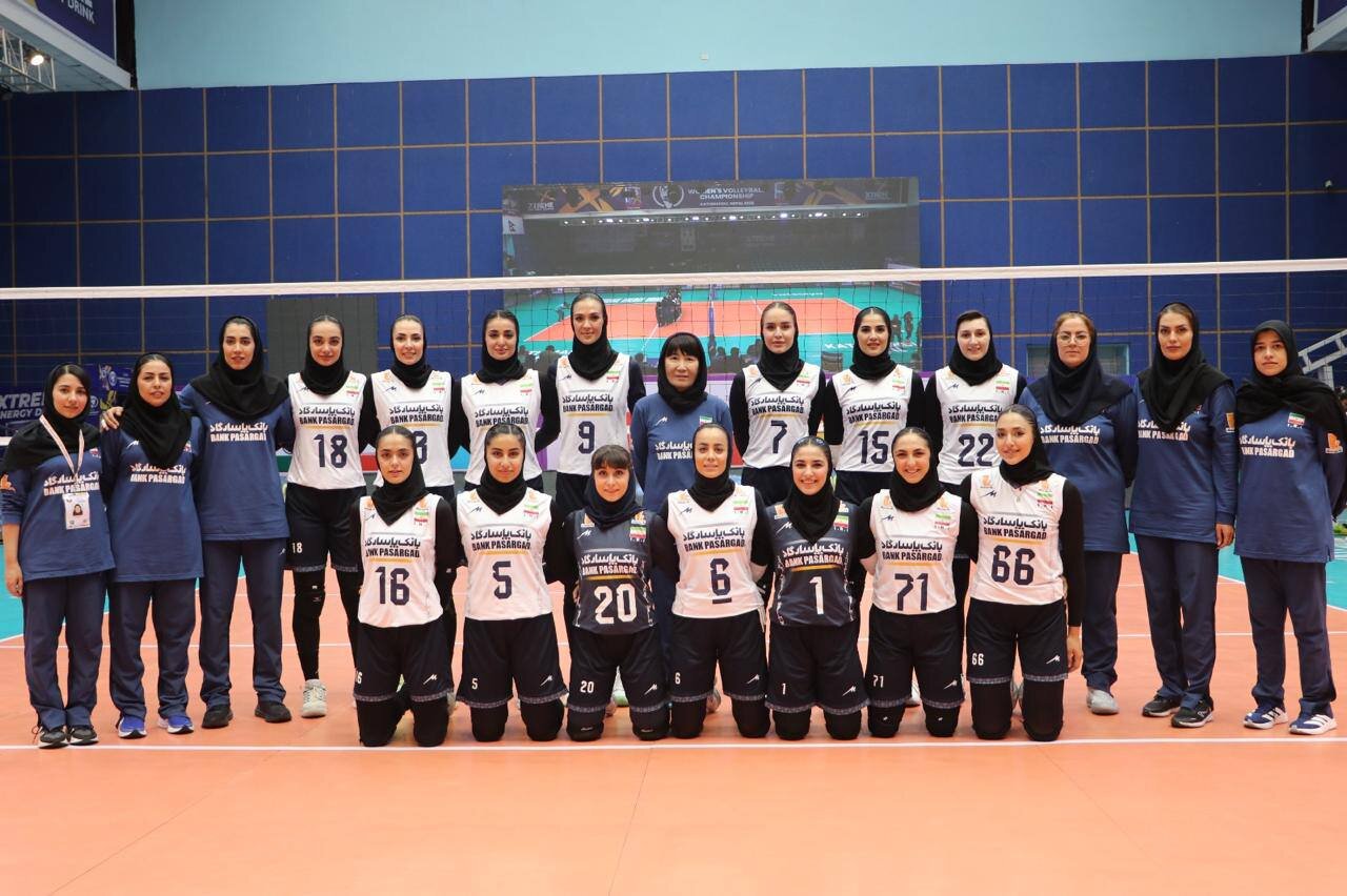 والیبال زنان ایران در گام نخست بنگلادش را در هم کوبید