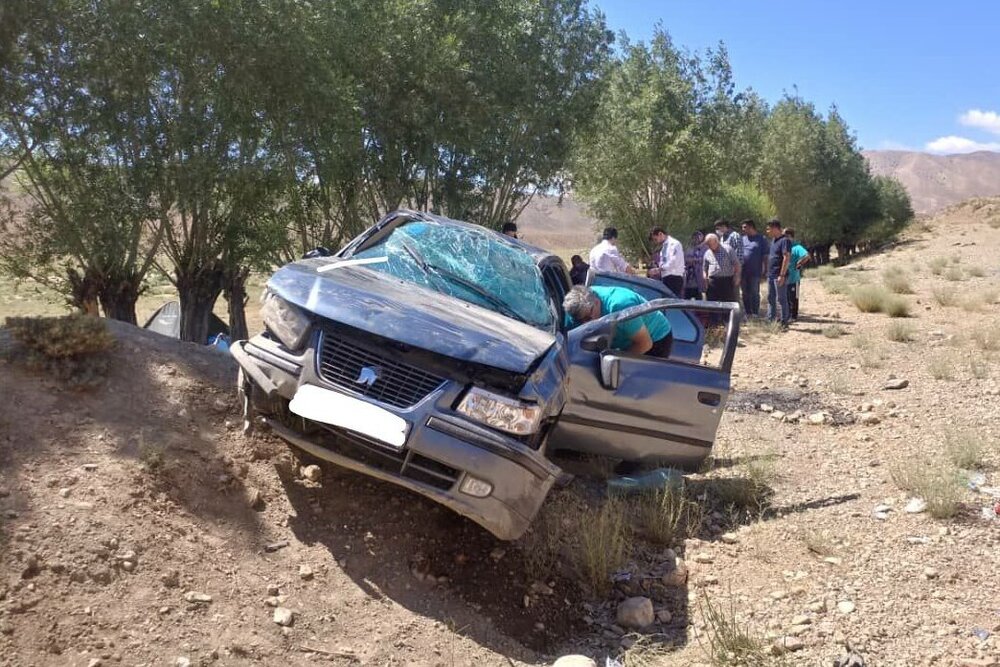 واژگونی خودرو در صدر حوادث استان سمنان/۶ نفر مصدوم شدند