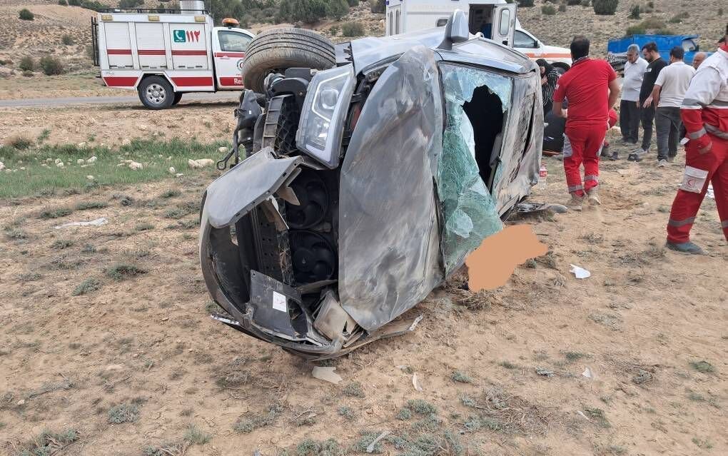 واژگونی دنا در محور شهمیرزاد_ فولادمحله جان یک نفر را گرفت