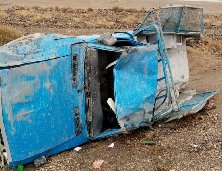 واژگونی وانت سایپا در محور سقز – دیواندره ۲ کشته و ۵ مصدوم به جا گذاشت