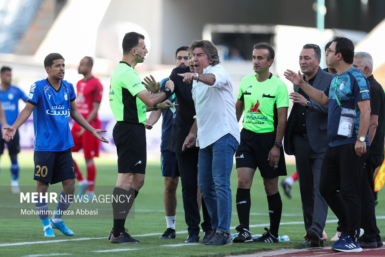 واکنش ساپینتو به تصمیماتجنجالی داور و صحنههای مشکوک به پنالتی