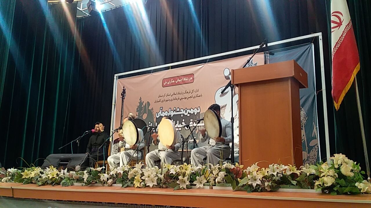 وحدت اقوام ایرانی در جشنواره ملی موسیقی به نمایش گذاشته شد