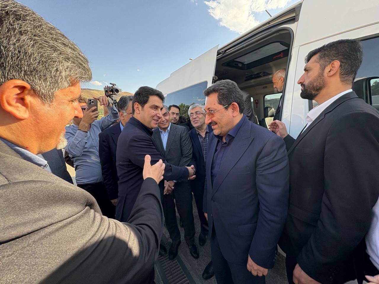 وزیر صنعت، معدت و تجارت وارد سنندج شد