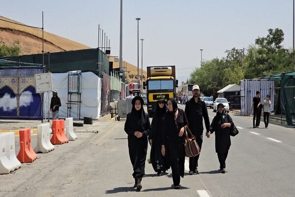 وضعیت تردد در مرز تمرچین؛ ظهر یکشنبه ۱۲ مرداد